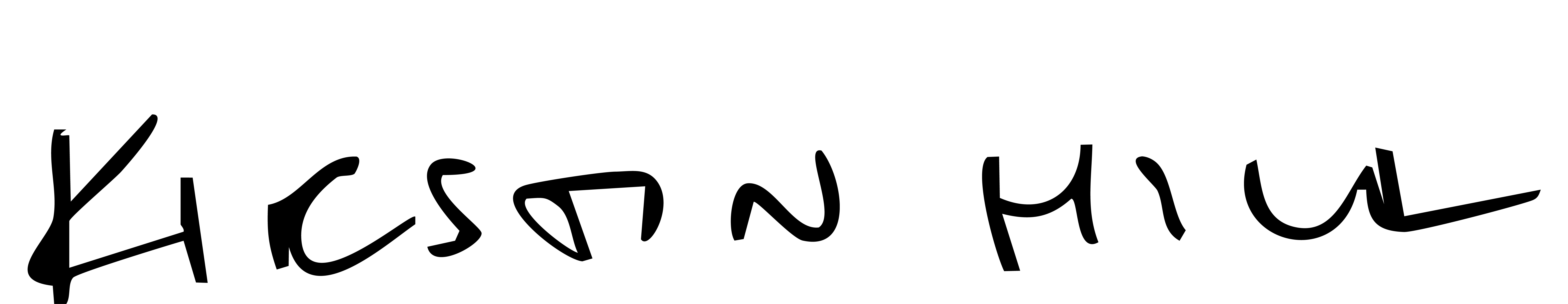 A cursive handwritten signature on a white background.